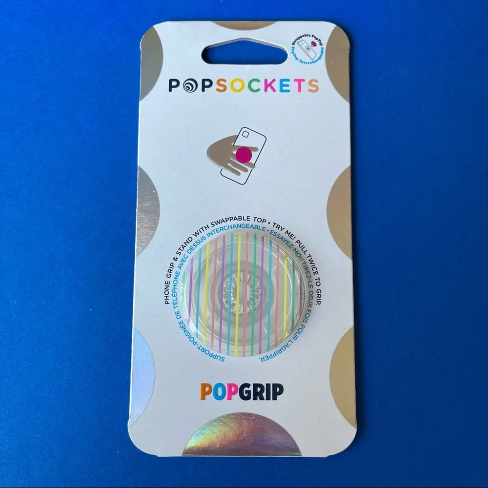 Popsocket - Translucent Colorblock Stripe